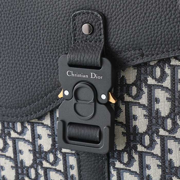 DIOR サドルメッセンジャー 杏布ジャガード サイズ:23x18cm