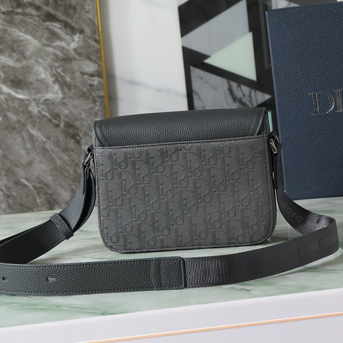 DIOR サドルメッセンジャー オブリーク 煤灰 サイズ:23x17.5cm