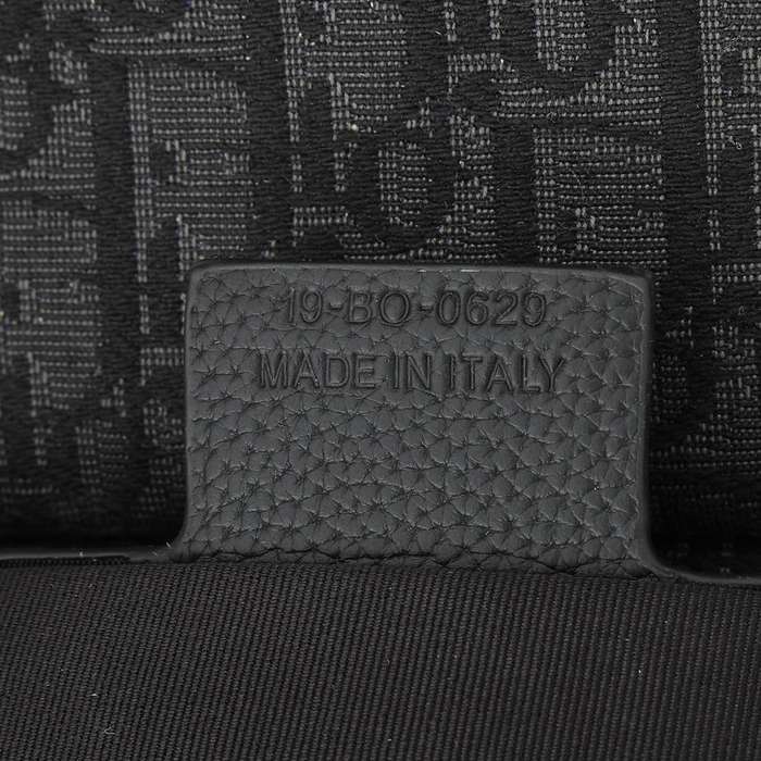 DIOR サドルメッセンジャー オブリーク 黒 サイズ:24x16.5x5.5cm