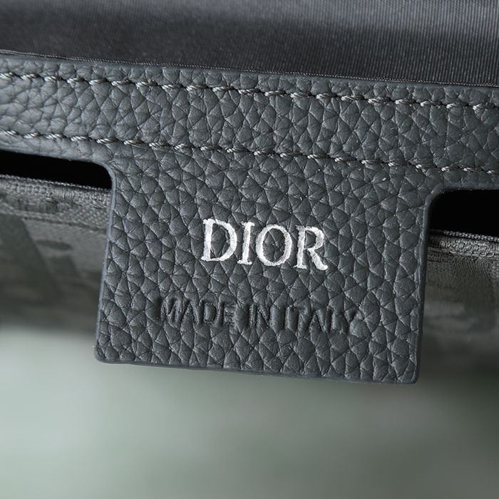 DIOR サドルメッセンジャー オブリーク 煤灰 サイズ:24x16x5.5cm