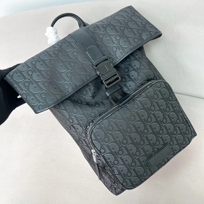 DIOR トレック巻き上げリュック オブリーク サイズ:41x29x16cm