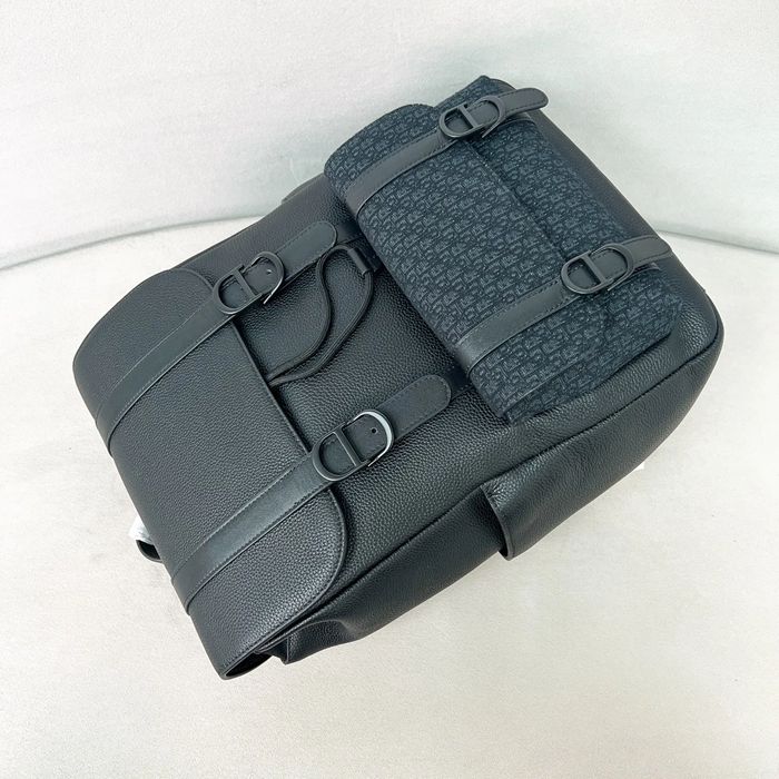 DIOR デイリーフラップリュック 粒面牛皮 サイズ:41x29x16cm