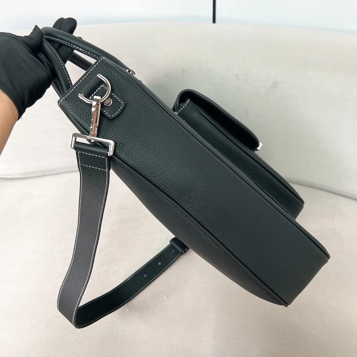DIOR サドルトート 黒粒面カーフ サイズ:36x32x13.5cm