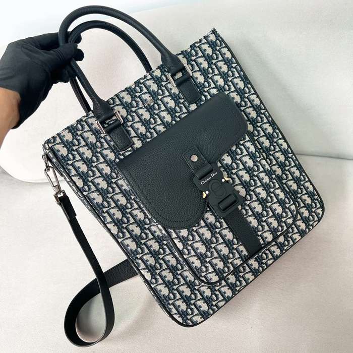 DIOR サドルトート ブリーフケース サイズ:36x32x13.5cm
