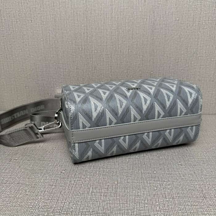 DIOR パターン牛皮革サドルフラップハンドバッグ リンゴット サイズ:22x12.5x10.5cm
