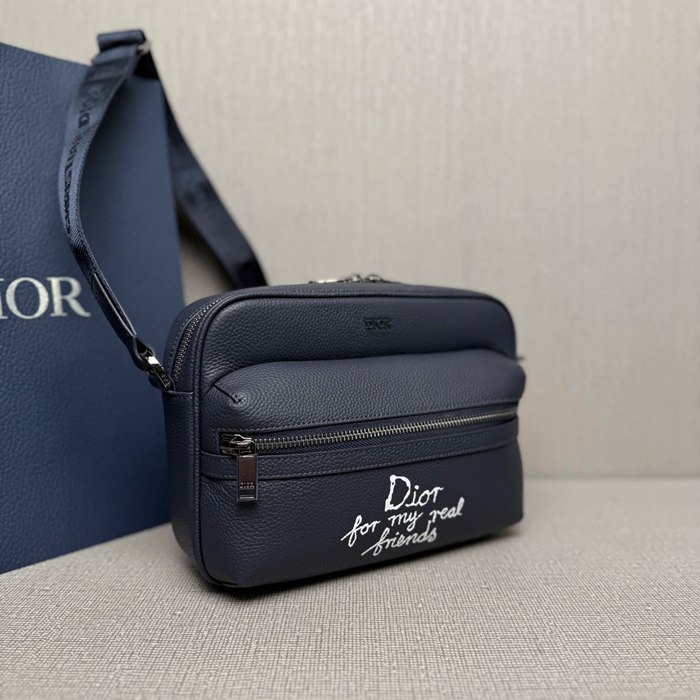DIOR ジップメッセンジャー ライダー2.0 サイズ:23x17x7.5cm