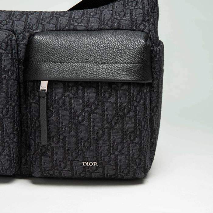 DIOR プリント餃子バッグ ライダーソフト サイズ:36x30.5x14.5cm