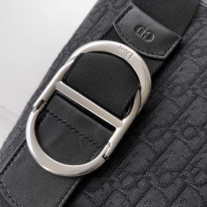 DIOR 1DBME210YUS プリントフラップメッセンジャー ジェット ブラウン サイズ:48x25x19cm