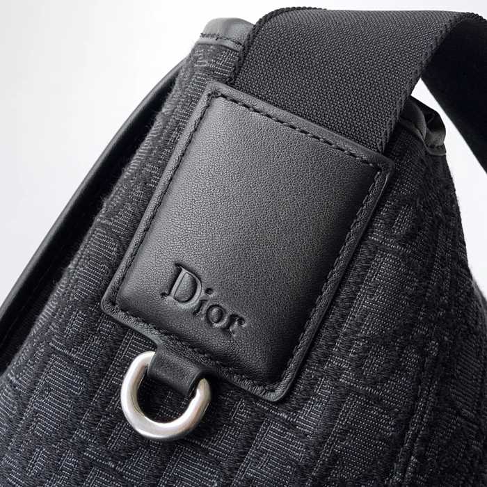 DIOR 1DBME210YUS プリントフラップメッセンジャー ジェット ブラウン サイズ:48x25x19cm