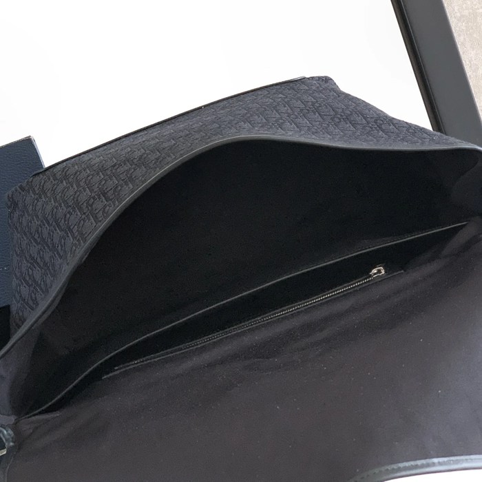 DIOR 1DBME210YUS プリントフラップメッセンジャー ジェット ブラウン サイズ:48x25x19cm