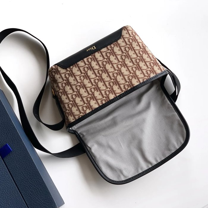 DIOR 2DBCA627YUS プリントフラップメッセンジャー ジェット サイズ:20x15x7.5cm