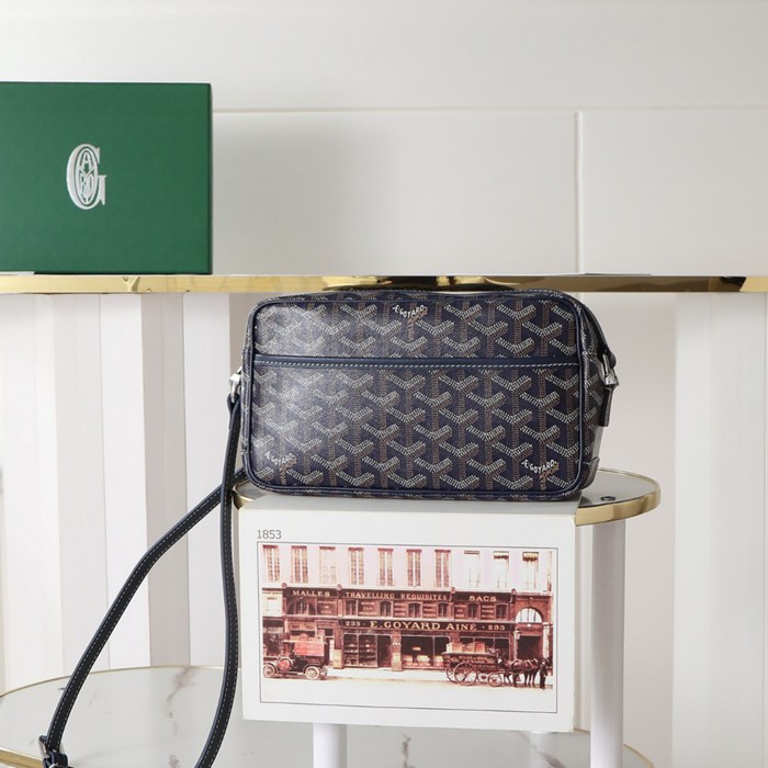 GOYARD カヴェールカメラバッグ 青 サイズ:22.5x13cm GOYARD カヴェールカメラバッグ 青 サイズ:22.5x13cm