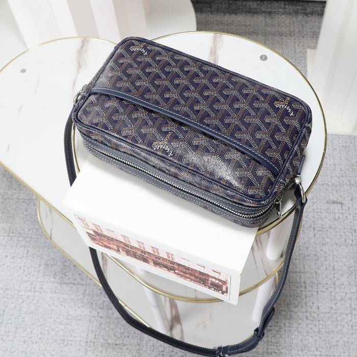 GOYARD カヴェールカメラバッグ 青 サイズ:22.5x13cm