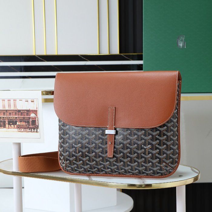 GOYARD クルシエメッセンジャー 棕 サイズ:32x25cm GOYARD クルシエメッセンジャー 棕 サイズ:32x25cm