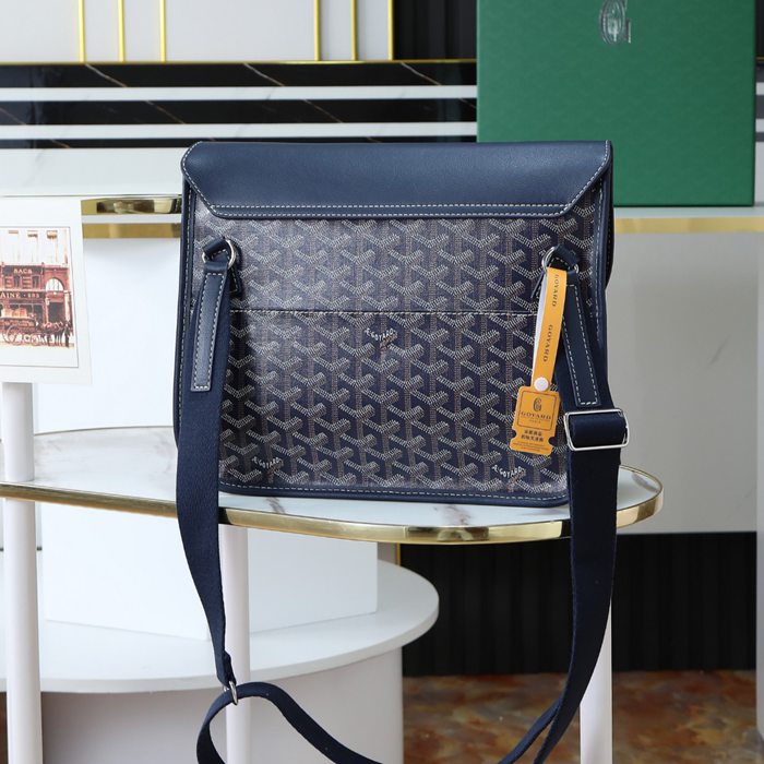 GOYARD クルシエメッセンジャー 青 サイズ:32x25cm