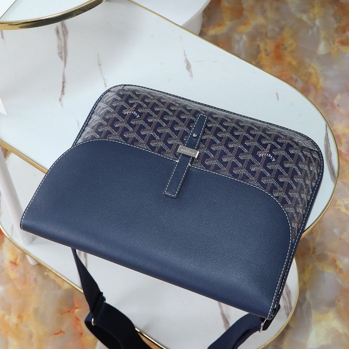GOYARD クルシエメッセンジャー 青 サイズ:32x25cm