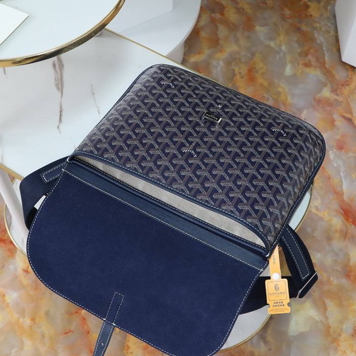GOYARD クルシエメッセンジャー 青 サイズ:32x25cm
