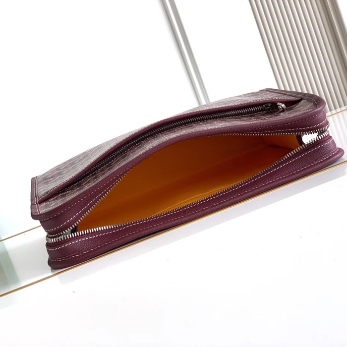 GOYARD ジュヴァンス 大洗面ポーチ ワインレッド サイズ:29.5x23x7.5cm
