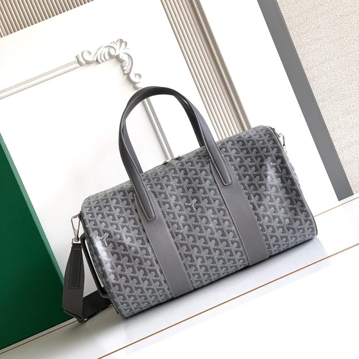 GOYARD バレル40 スポーツトラベルバッグ グレー サイズ:40x23x23cm GOYARD バレル40 スポーツトラベルバッグ グレー サイズ:40x23x23cm