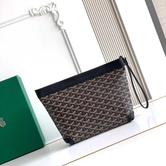 GOYARD コンティハンドバッグ 黒 サイズ:24x22x6.5cm
