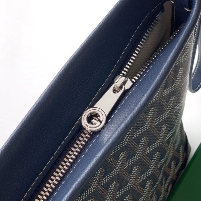 GOYARD コンティハンドバッグ 青 サイズ:24x22x6.5cm