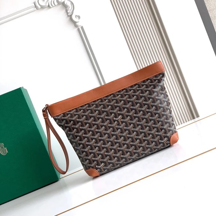 GOYARD コンティハンドバッグ 棕 サイズ:24x22x6.5cm