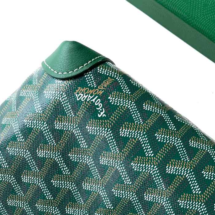 GOYARD コンティハンドバッグ 緑 サイズ:24x22x6.5cm