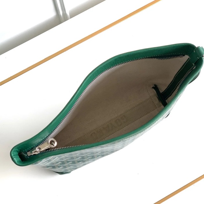 GOYARD コンティハンドバッグ 緑 サイズ:24x22x6.5cm