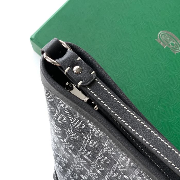 GOYARD コンティハンドバッグ グレー サイズ:24x22x6.5cm