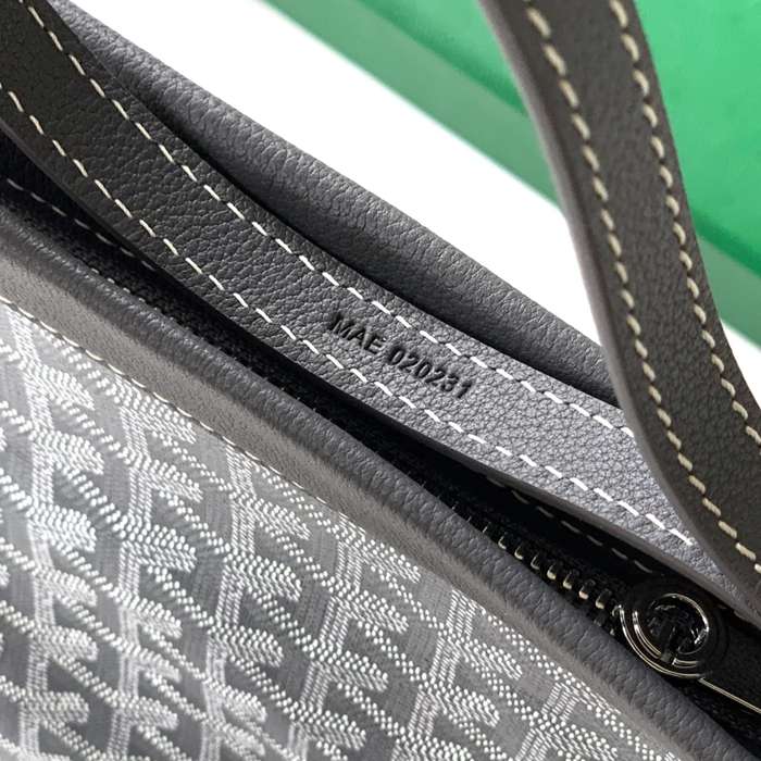 GOYARD コンティハンドバッグ グレー サイズ:24x22x6.5cm