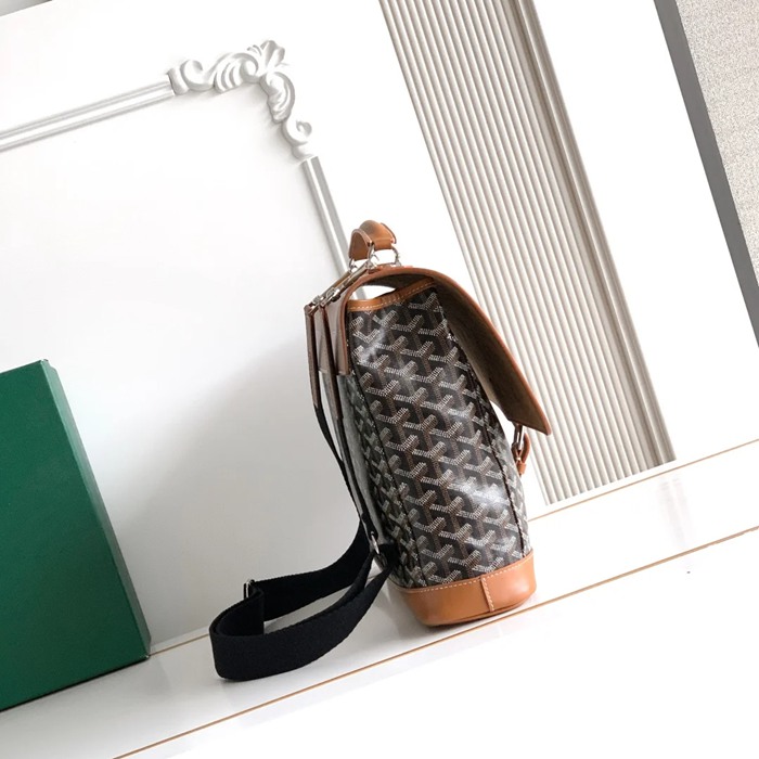 GOYARD シタディン 小メッセンジャー 黒棕 サイズ:38x33cm