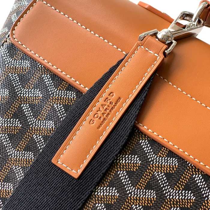 GOYARD シタディン 小メッセンジャー 黒棕 サイズ:38x33cm