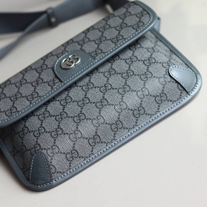 GUCCI オフィディア ウエストバッグ グレー サイズ:23.9x17x3.6cm