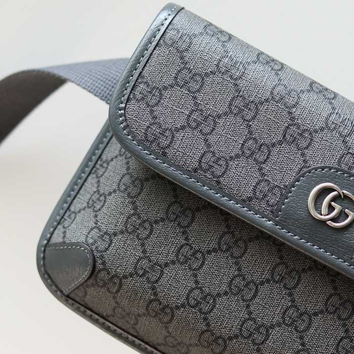 GUCCI オフィディア ウエストバッグ グレー サイズ:23.9x17x3.6cm