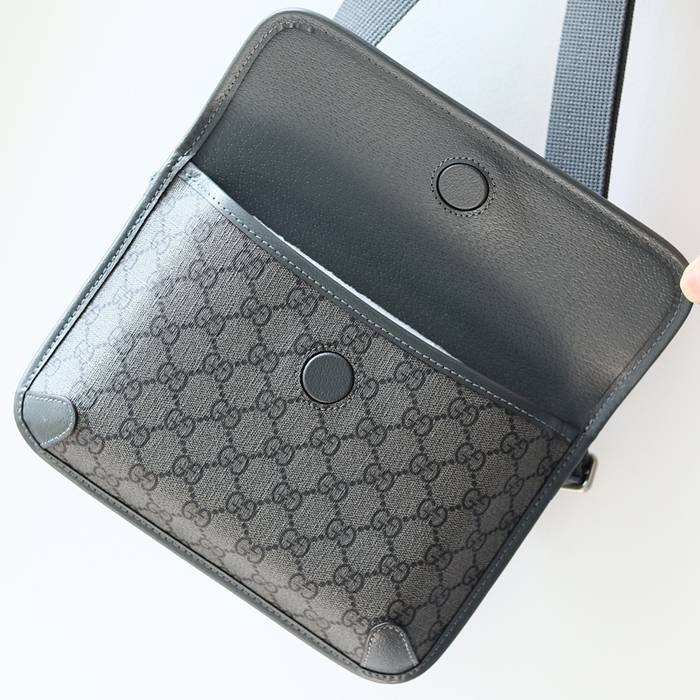 GUCCI オフィディア ウエストバッグ グレー サイズ:23.9x17x3.6cm