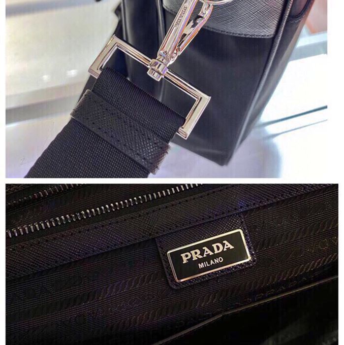 PRADA 2VE017 ナイロンブリーフケース サイズ:40x32cm