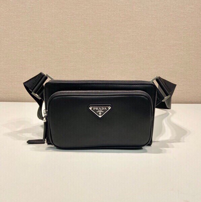PRADA 2VH156 ウエストバッグ カーフ サイズ:21x13x2.5cm