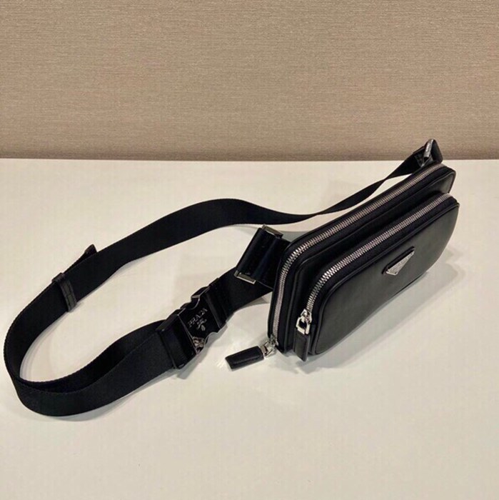 PRADA 2VH156 ウエストバッグ カーフ サイズ:21x13x2.5cm