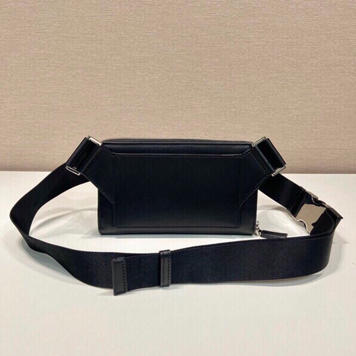 PRADA 2VH156 ウエストバッグ カーフ サイズ:21x13x2.5cm