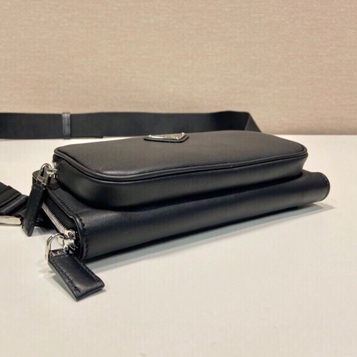 PRADA 2VH156 ウエストバッグ カーフ サイズ:21x13x2.5cm