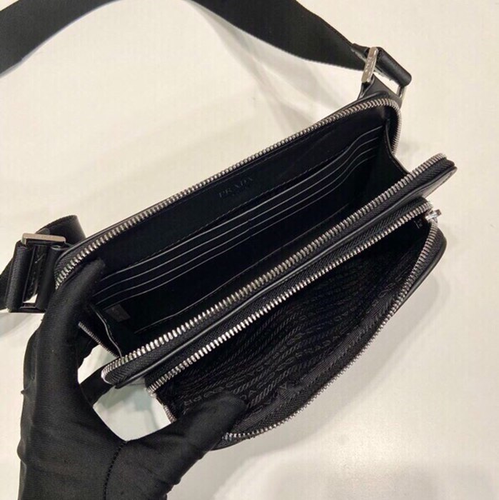 PRADA 2VH156 ウエストバッグ カーフ サイズ:21x13x2.5cm