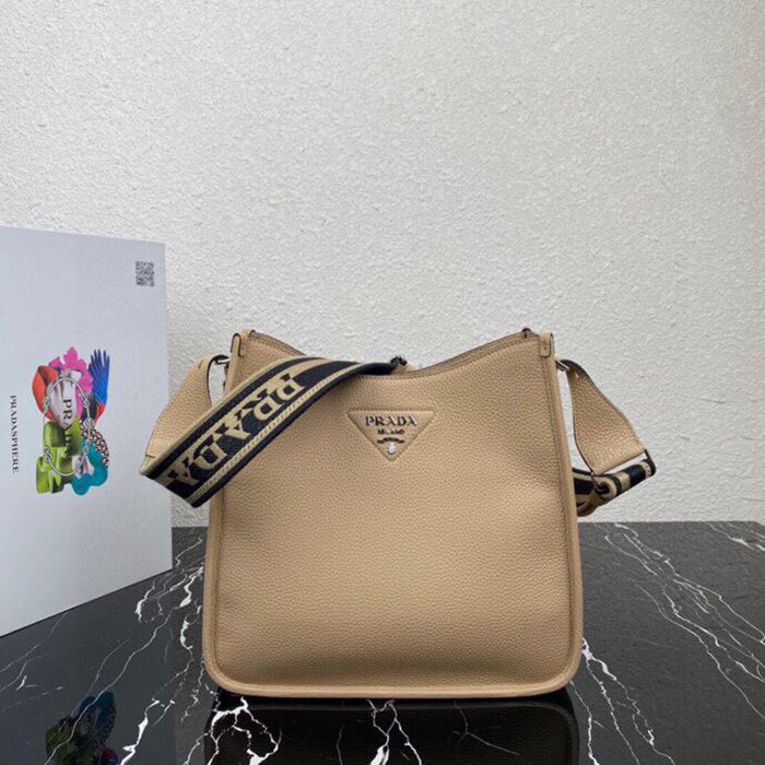 PRADA 1BC073 ファブリック斜め掛け 大 サイズ:30x28x12cm