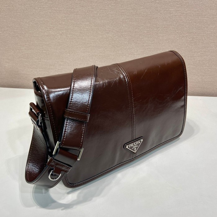 PRADA 2VD073 オイルワックスメッセンジャー サイズ:30x20x11cm