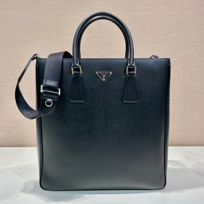 PRADA 2VG115 メンズハンドバッグ サイズ:38x36cm
