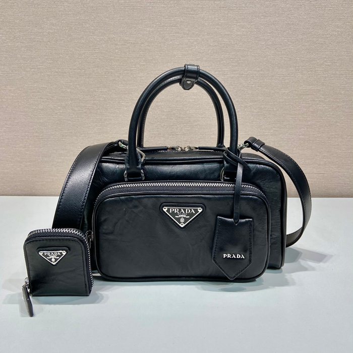 PRADA 1BB099 ボストンバッグ ランウェイ サイズ:24x12.5cm PRADA 1BB099 ボストンバッグ ランウェイ サイズ:24x12.5cm