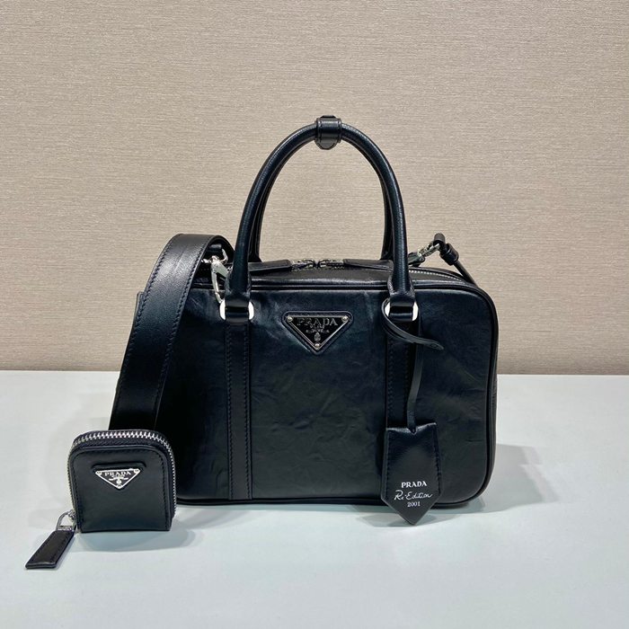 PRADA 1BB092 ボストンバッグ ランウェイ サイズ:24x15.5cm