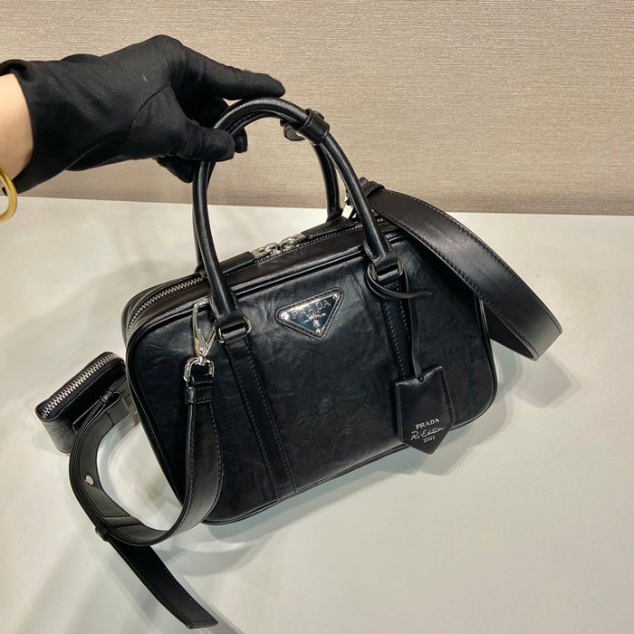 PRADA 1BB092 ボストンバッグ ランウェイ サイズ:24x15.5cm