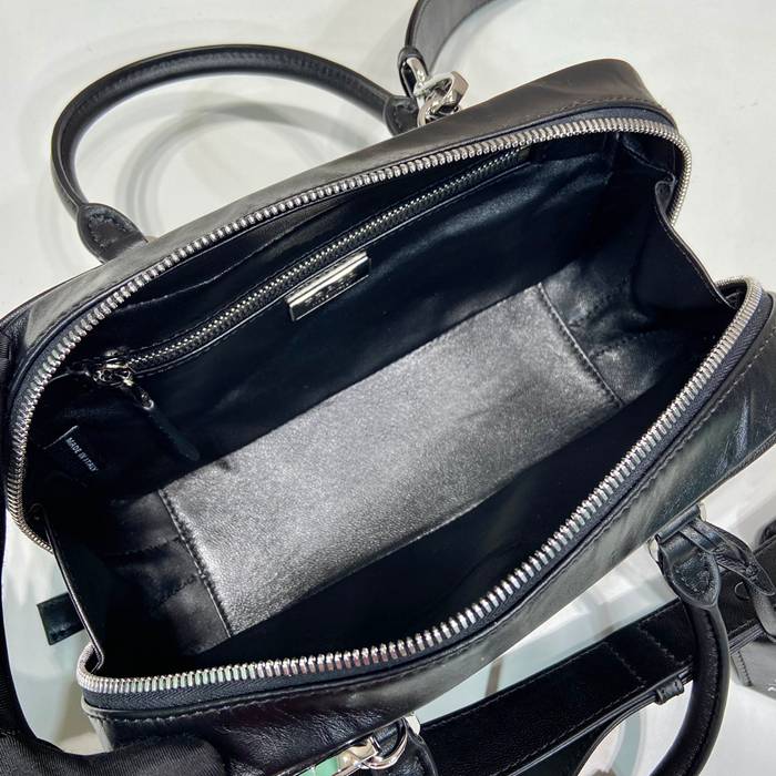 PRADA 1BB098 ボストンバッグ 小 サイズ:24x13.5cm