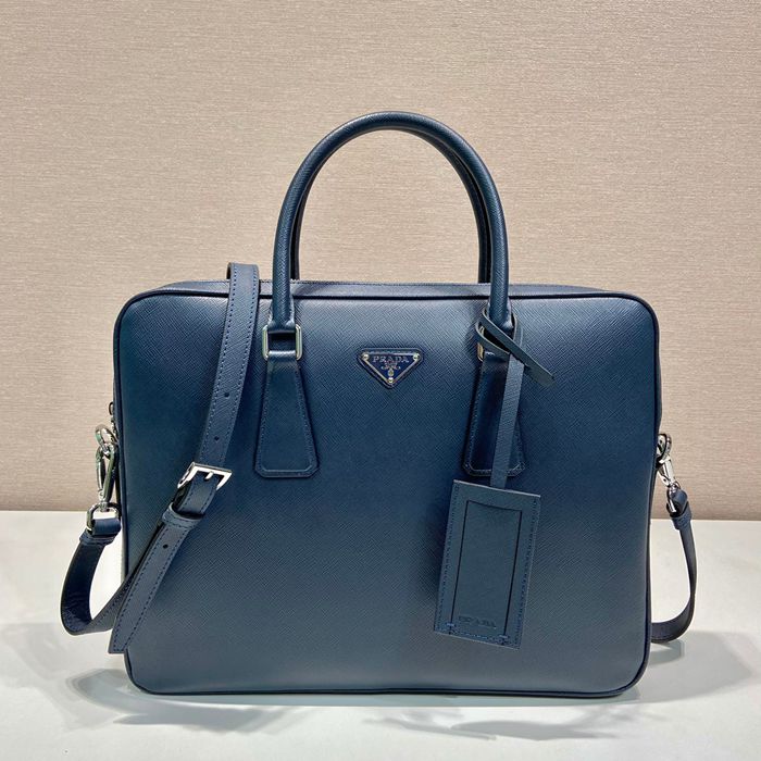 PRADA 新款0368 超薄ブリーフケース サイズ:37x28x3.5cm