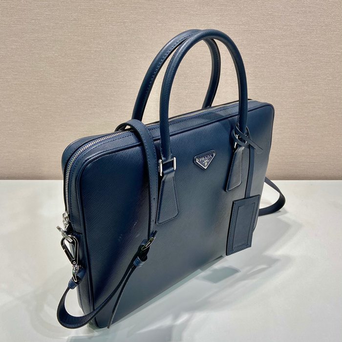 PRADA 新款0368 超薄ブリーフケース サイズ:37x28x3.5cm
